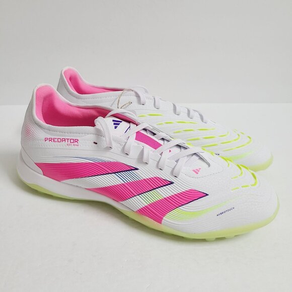 NEW Adidas Predator Pro Turf Soccer Shoes JH6468 Size 9.5 Cloud White Lucid